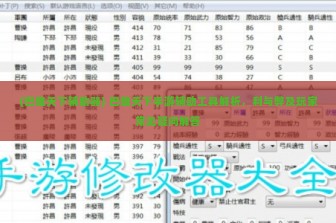 (巴雄天下辅助器) 巴雄天下手游辅助工具解析，利与弊及玩家常见疑问解答